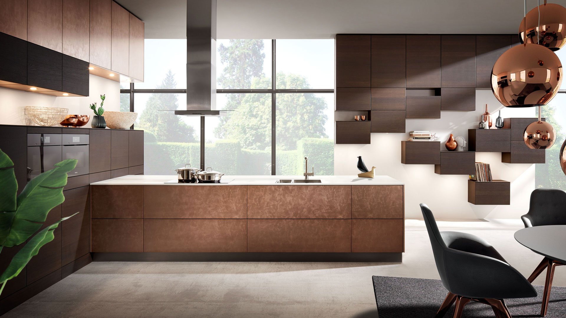 Häcker Designküche - Bronze | Miele Center Bauer Wien