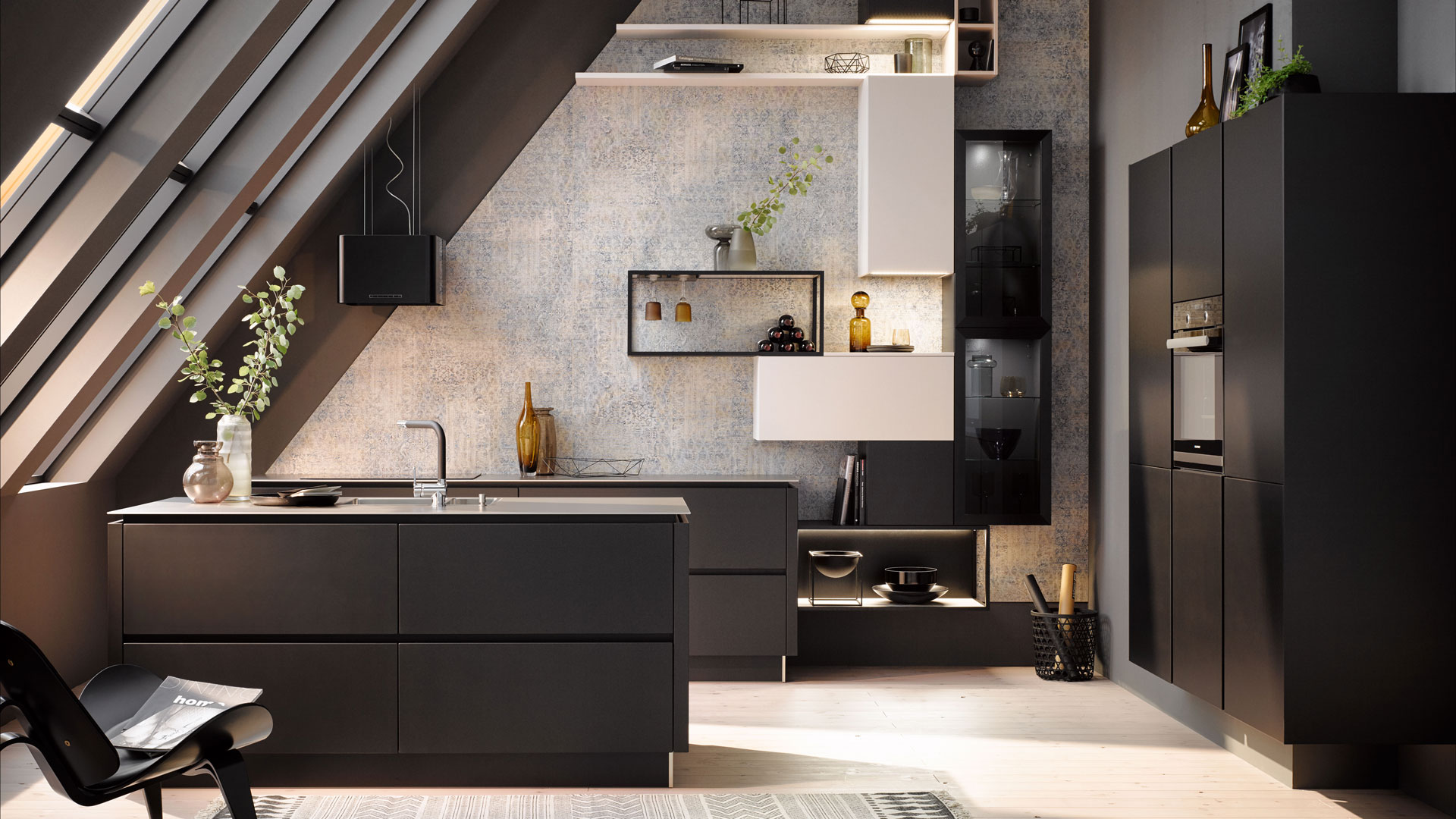 Häcker Designküche Miele Center Bauer Wien - Küchenwelt Wien