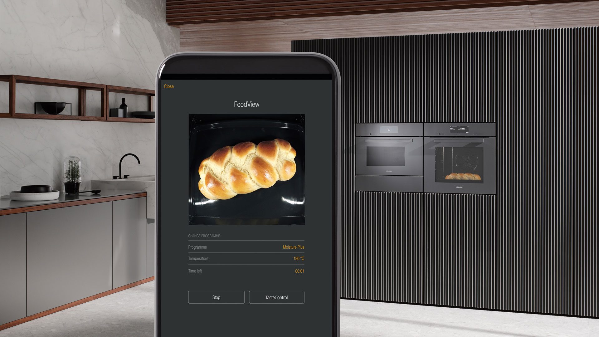 Kochen mit Kamerassistent - Smart Home von Miele