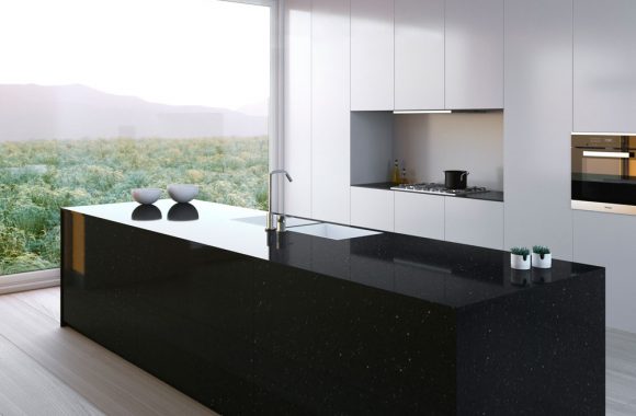 Silestone Oberfläche dunkel